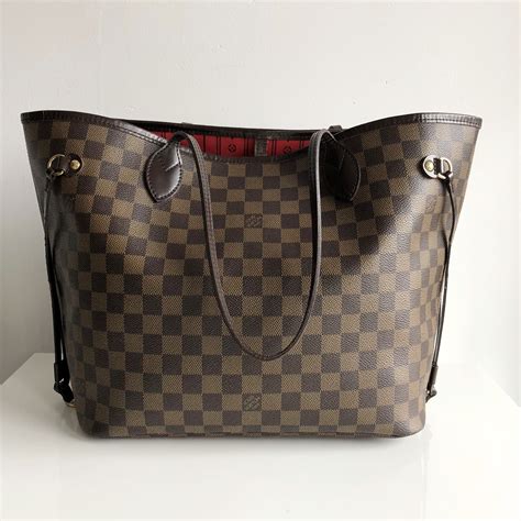 louis vuitton damier neverfull mm real vs fake|Louis Vuitton damier ebene original.